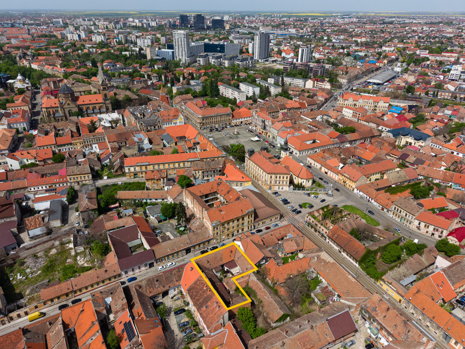 Zona istorică Traian–6 apartamente în imobil cu potențial, 621 mp, 759 mp teren