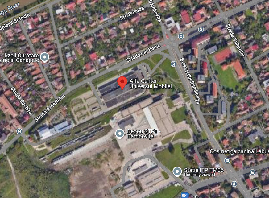 Centru Comercial operational si teren liber generos, Bd Dambovita, Timisoara