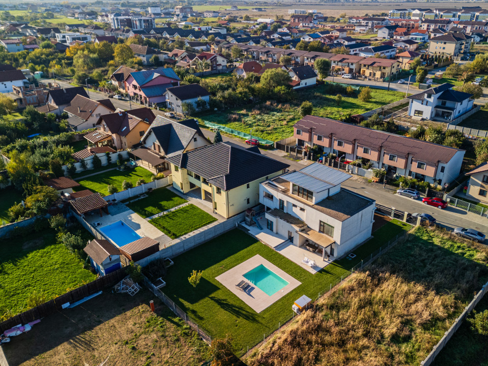 Vila premium, pregatita pentru viitor–panouri solare, spatiu generos