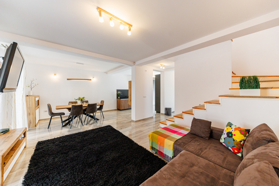 Comision 0% | Inchiriere vila moderna, mobilata complet, Dumbravita Central 