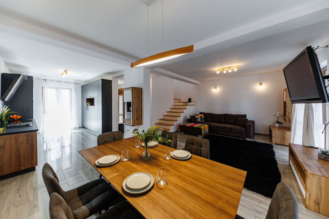 Comision 0% | Inchiriere vila moderna, mobilata complet, Dumbravita Central 