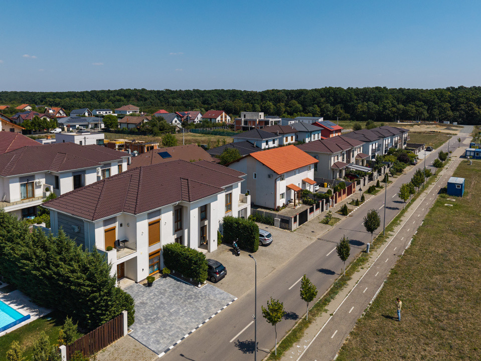 Comision 0% | Inchiriere vila moderna, mobilata complet, Dumbravita Central 