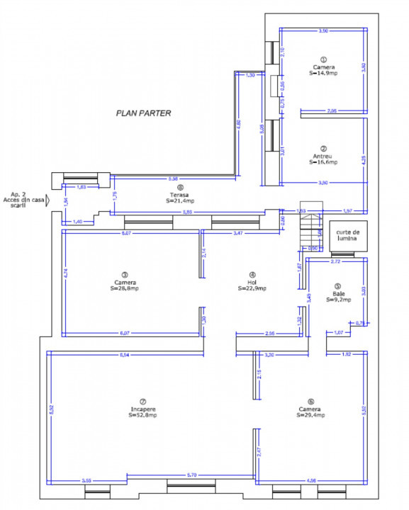 Apartament 196 mp, cu 5 camere, în zona istorică Iosefin - Timisoara