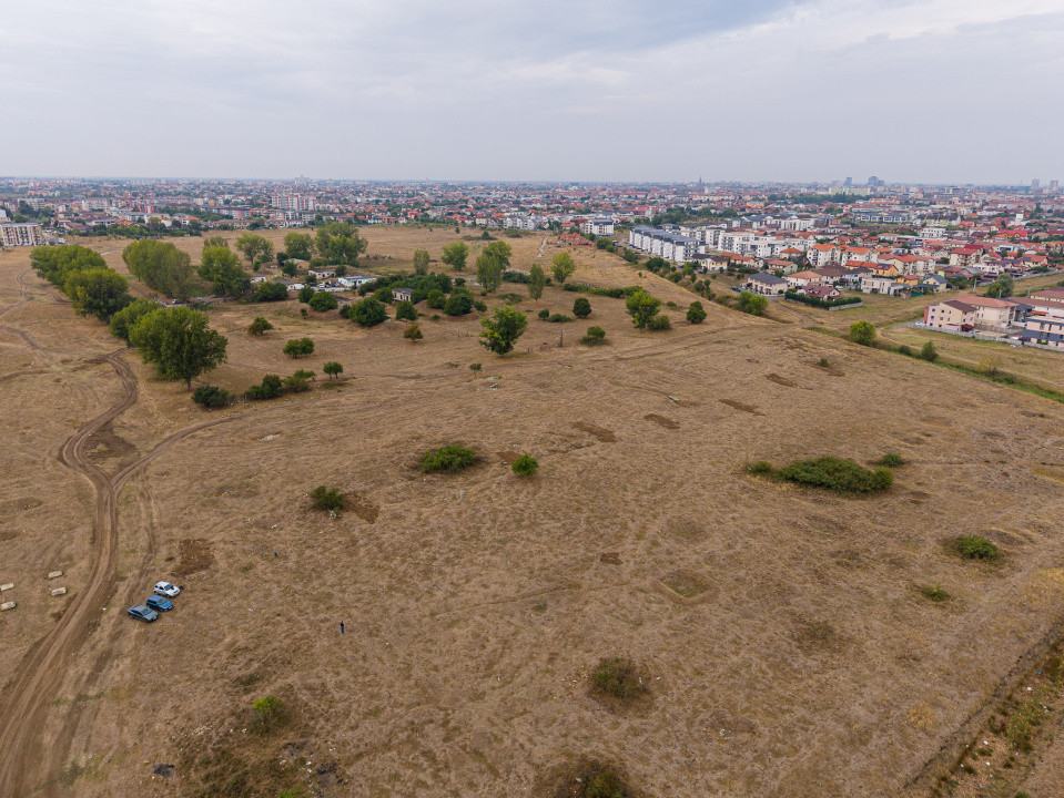 Teren 950 mp pentru proiect rezidential in Giroc – acces multiplu, zona blocuri