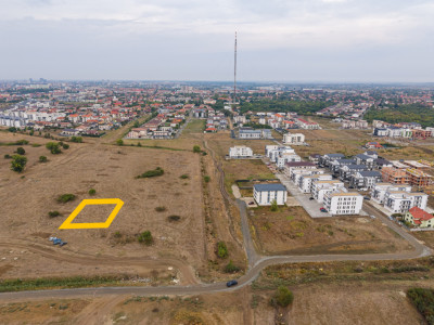 Teren 950 mp pentru proiect rezidential in Giroc – acces multiplu, zona blocuri