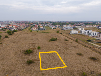 Teren 950 mp pentru proiect rezidential in Giroc – acces multiplu, zona blocuri