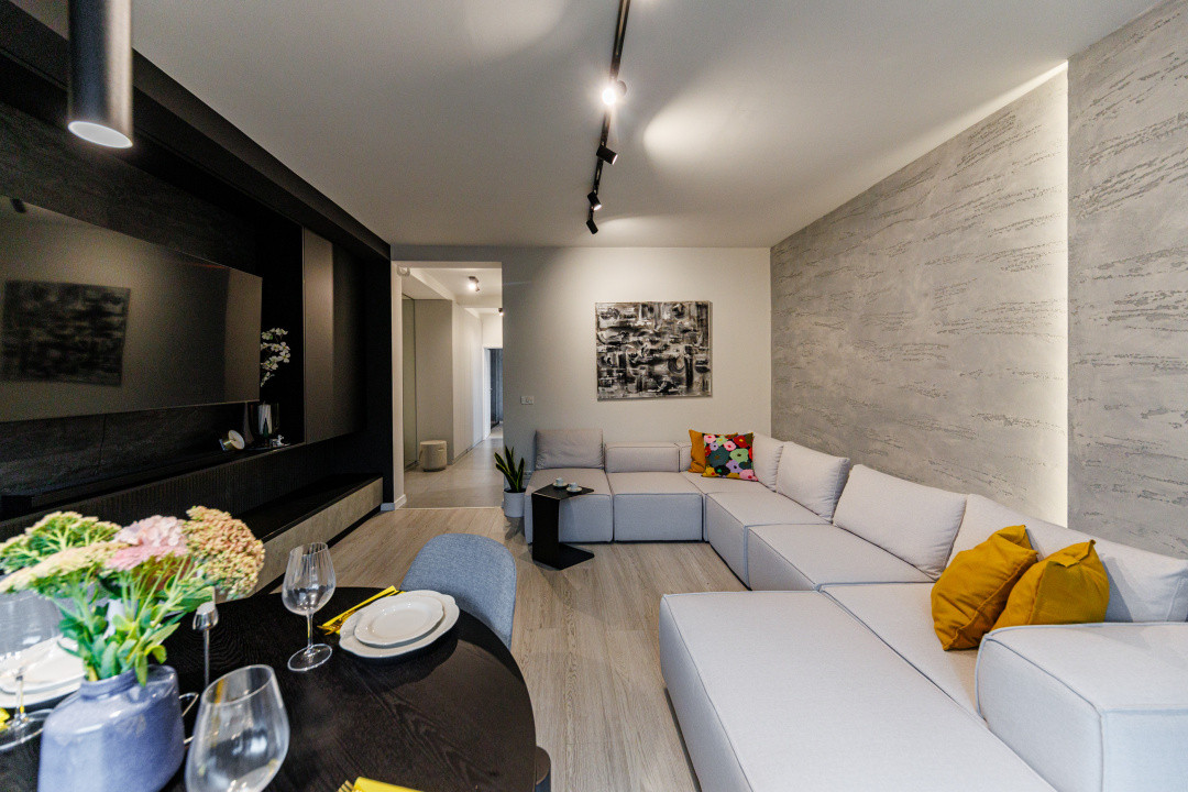 Apartament 2 camere lux, complet utilat, amenajat cu designer, Mehala-Timisoara