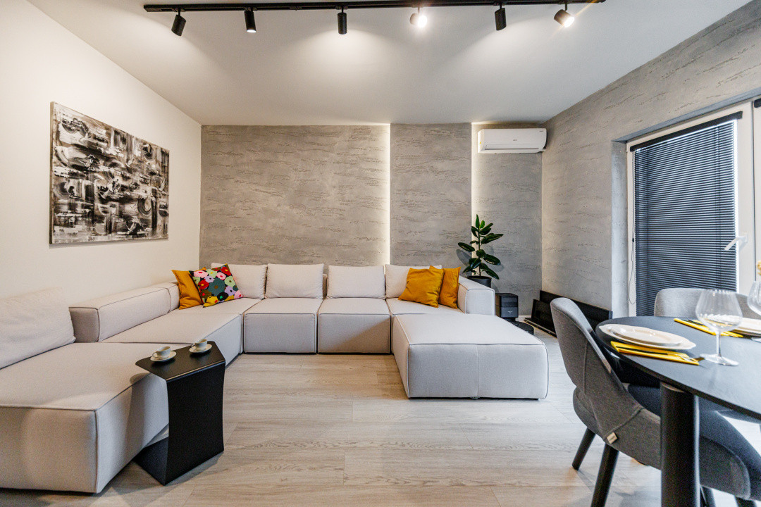 Apartament 2 camere lux, complet utilat, amenajat cu designer, Mehala-Timisoara