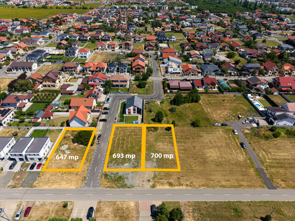 Teren pe persoana juridica 647 mp  Dumbravita, str. Bucuresti