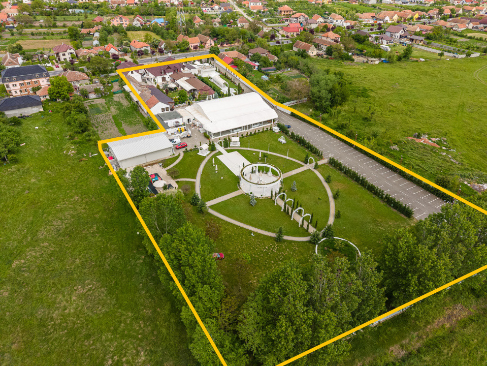 Complex pensiune, sala evenimente, restaurant, terase, gradini - langa Timisoara