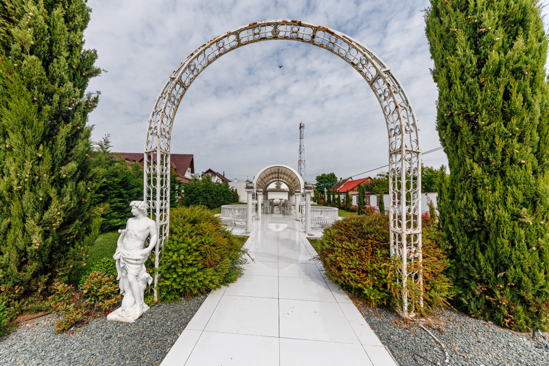 Complex pensiune, sala evenimente, restaurant, terase, gradini - langa Timisoara