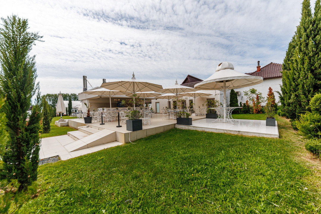 Complex pensiune, sala evenimente, restaurant, terase, gradini - langa Timisoara
