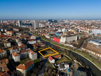 Teren pentru bloc pe Malul Begăi, Timisoara, aproape de ISHO, 1996 mp