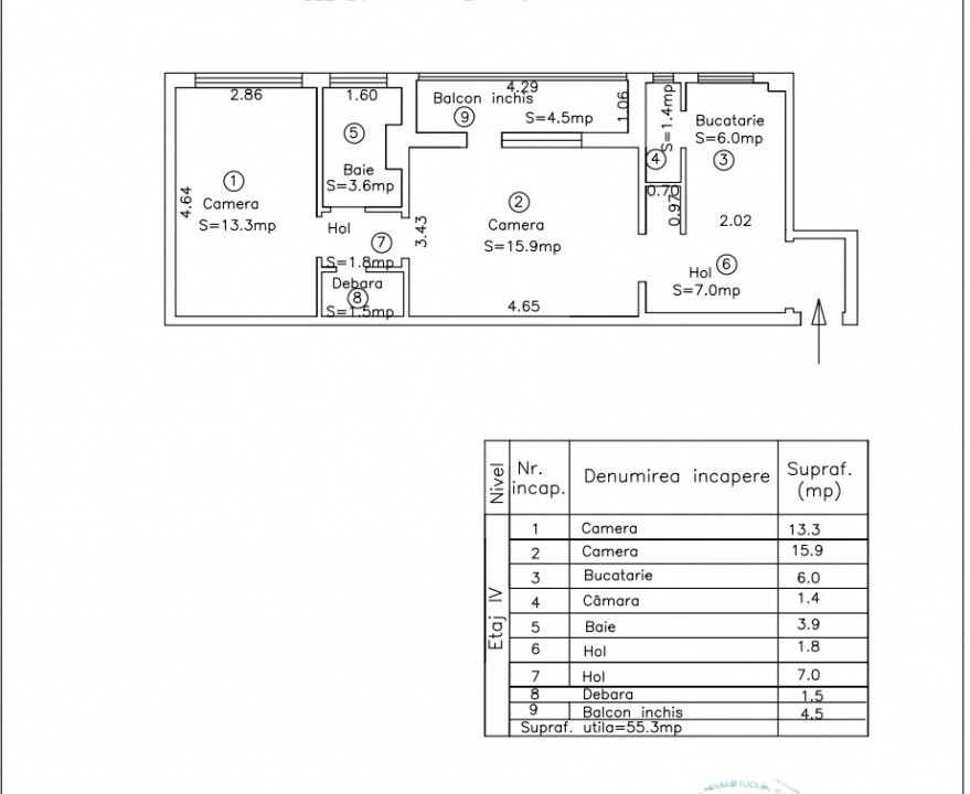Apartament 2 camere – langa Iulius Mall | Renovat | Comision 0%