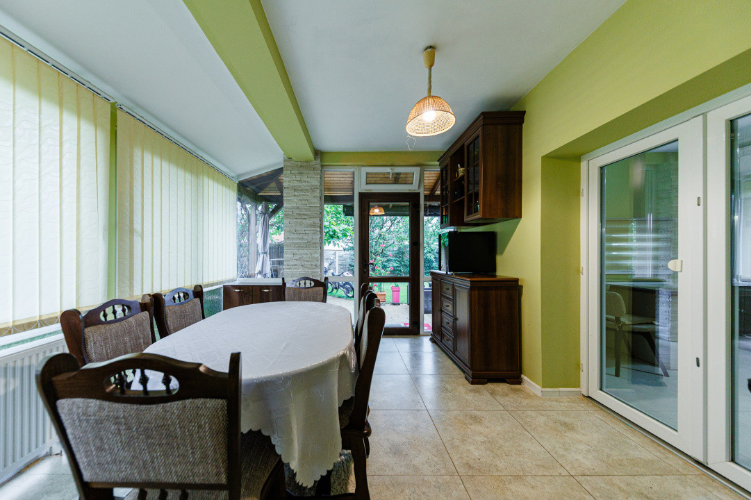 Casă mare 5 camere+casă mică, panouri, curte amenajată – Giroc, Comision 0