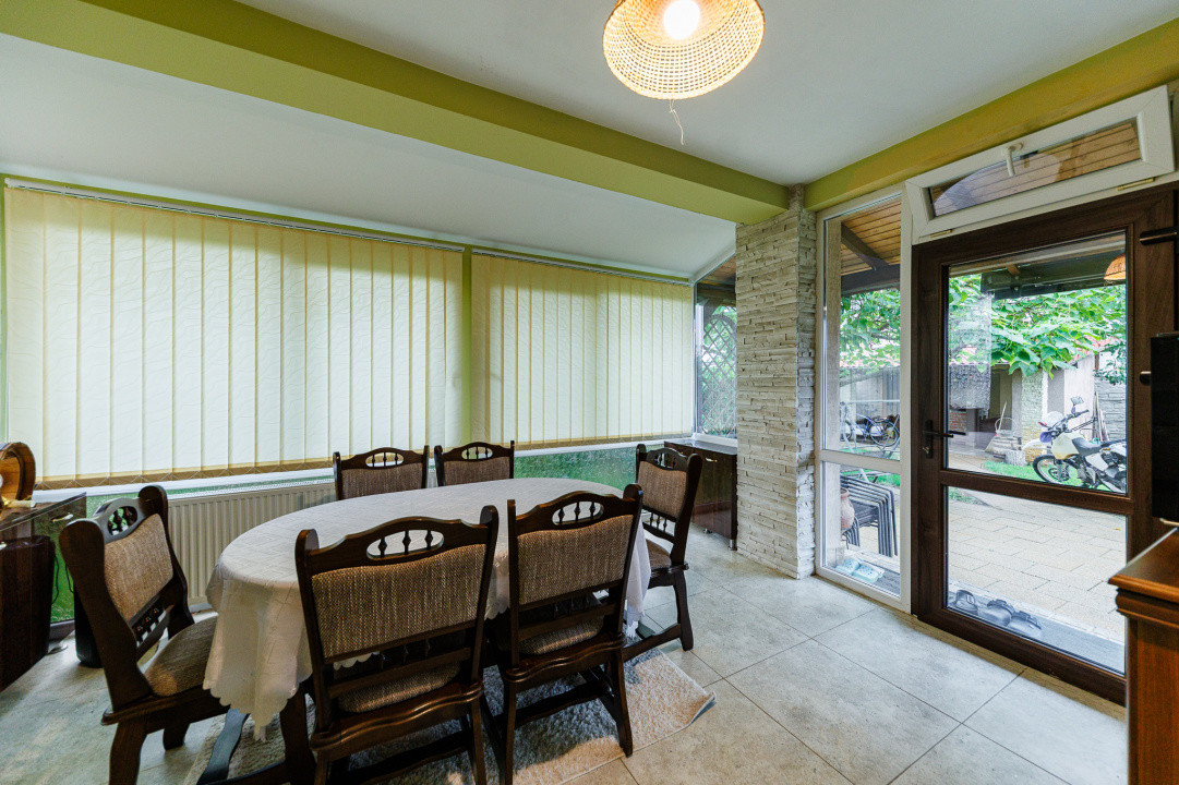 Casă mare 5 camere+casă mică, panouri, curte amenajată – Giroc, Comision 0