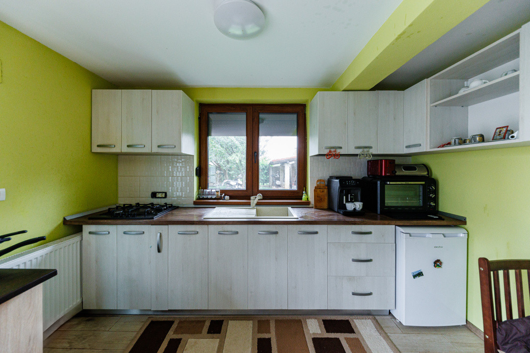 Casă mare 5 camere+casă mică, panouri, curte amenajată – Giroc, Comision 0