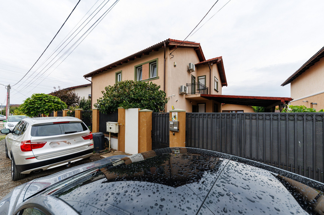 Casă mare 5 camere+casă mică, panouri, curte amenajată – Giroc, Comision 0