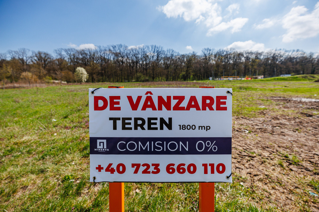 Teren 1.800 mp | Padurea Verde | FS 20 ml | Dumbravita str. Artar | Comision 0