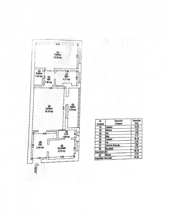 Apartament 2 camere | ET. 2/4 | langa Iulius Mall | Comision 0%