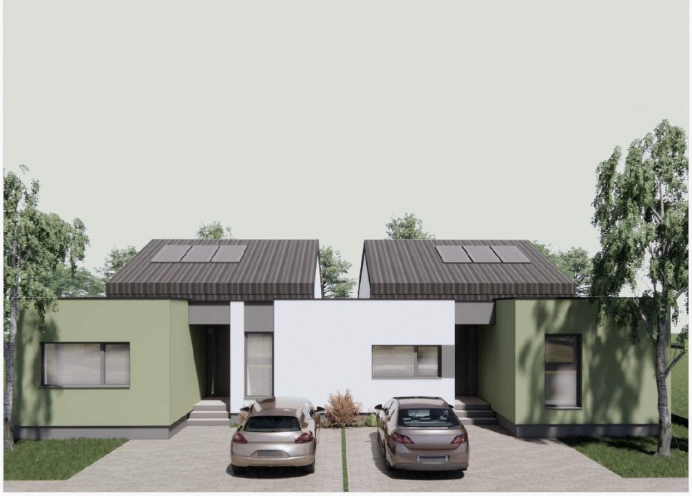 Teren Sacalaz - 806 mp, cu proiect si autorizatie duplex, Comision 0