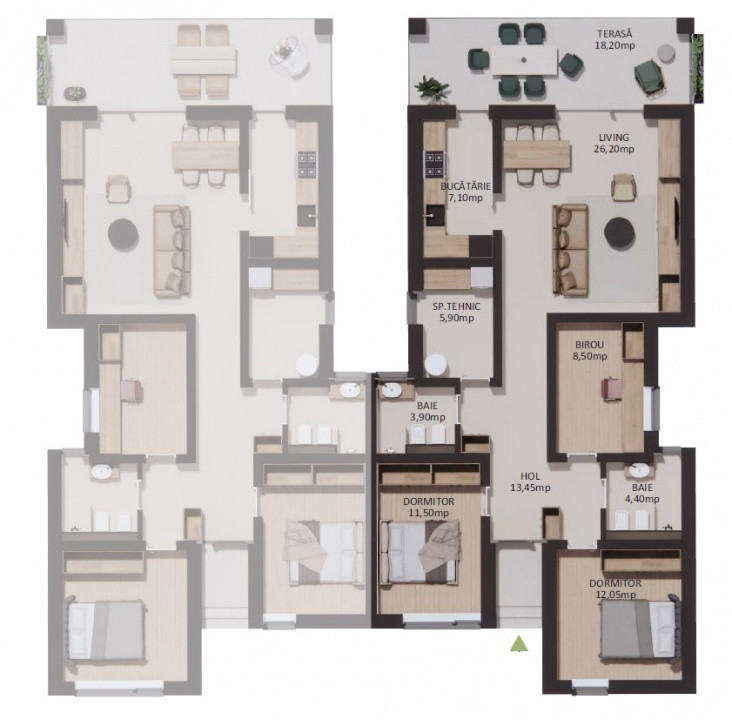 Teren Sacalaz - 806 mp, cu proiect si autorizatie duplex, Comision 0