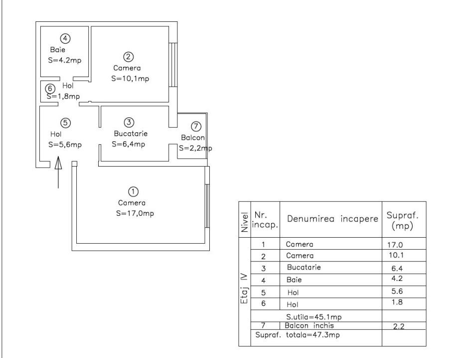 Apartament 2 camere | Str. Felix, Zona Aradului | 89.000 EUR | Comision 0%