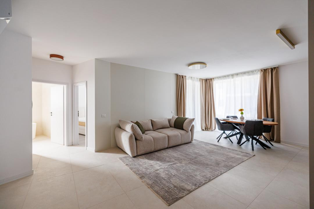 Apartament 2 camere, mobilat si utilat, terasa 12,8 mp | Comision 0