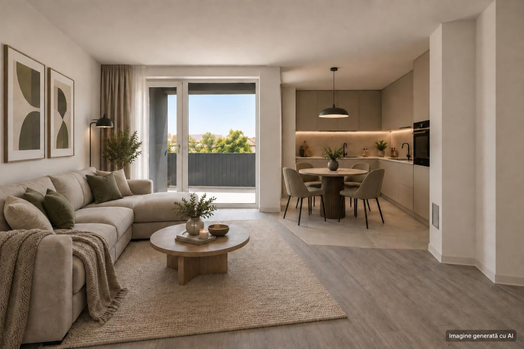 Apartament 2 camere, 52,65 mp + terasa 10,9 mp | Sunbelt Mehala | Comision 0