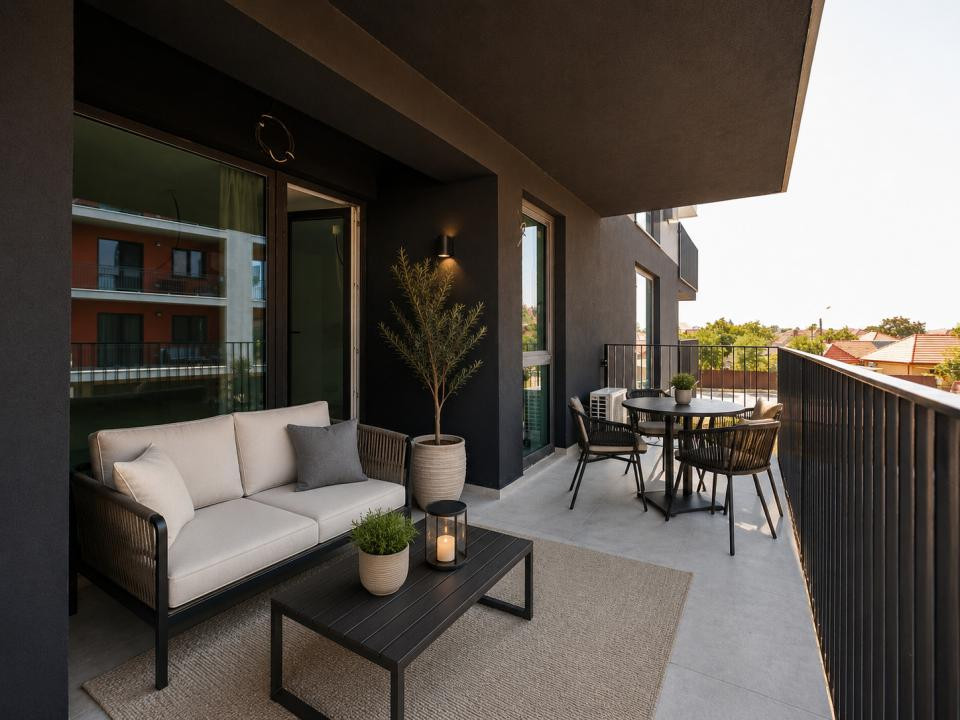 Apartament nou 2 camere, terasa 14,15 mp | Sunbelt Mehala | Comision 0%