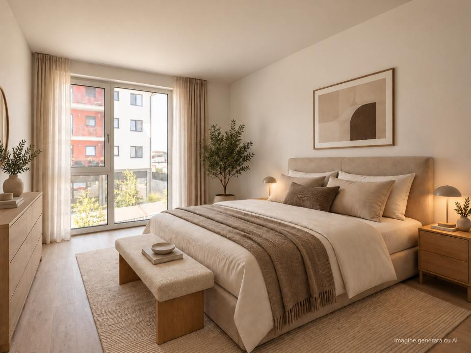Apartament nou 2 camere, 57 mp + terasa 13,5 mp | Mehala | Comision 0%
