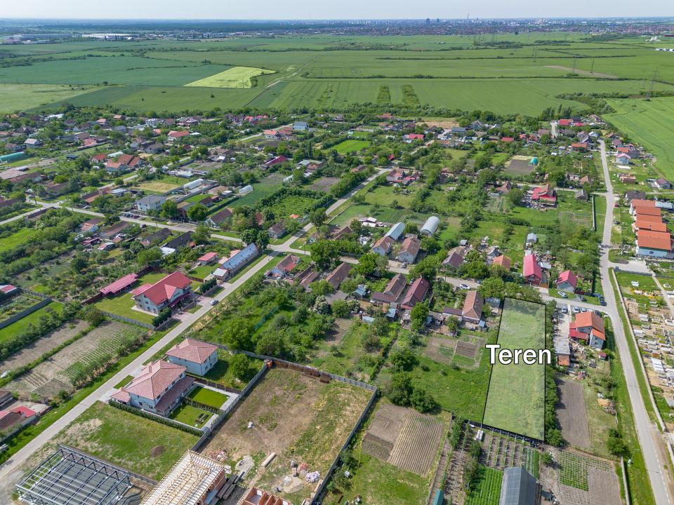 Teren 1.448 mp | Cerneteaz | Strada asfaltata | Utilitati | Comision 0%