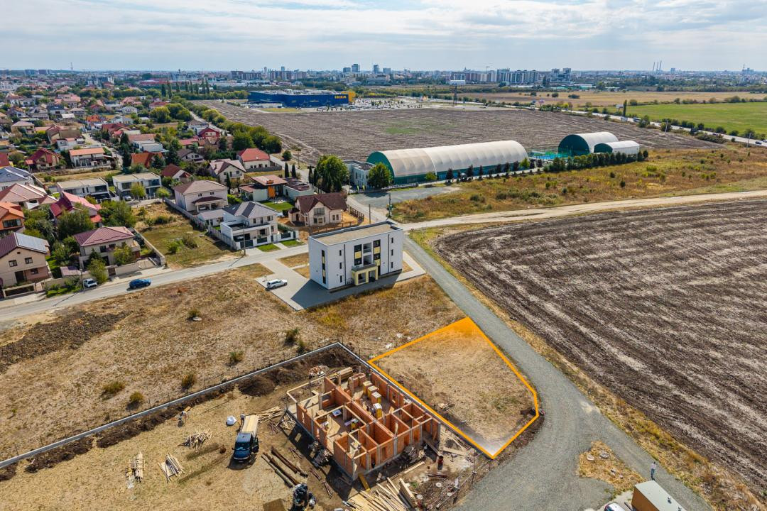 Teren duplex 600 mp, Str Praga colt cu str Cernauti, Dumbravita zona Ikea  