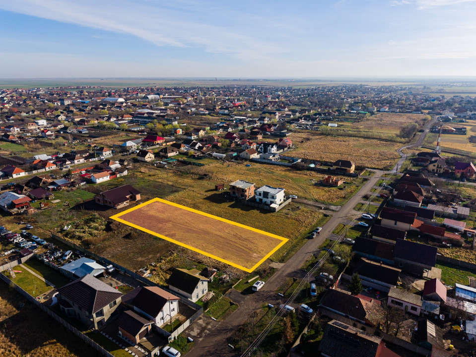 Teren intravilan 2056 mp Sanandrei | Ideal duplexuri sau vile | 0% comision