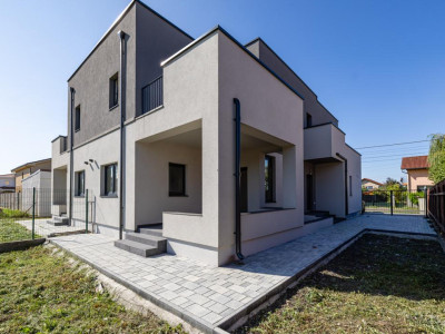 Duplex P+E în Moșnița Nouă, 3 dormitoare, 3 bai, teren 403 mp. Comision 0% 