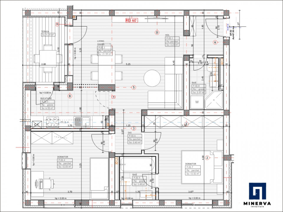 Braytim- Parcul Triade, Apartament 3 camere lux, parter, terasa, Comision 0%
