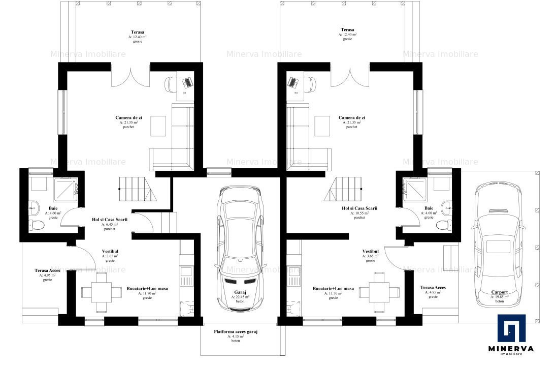 Duplex 3 dormitoare| Mosnita Noua - Serena1 | toate utilitatile |COMISION 0