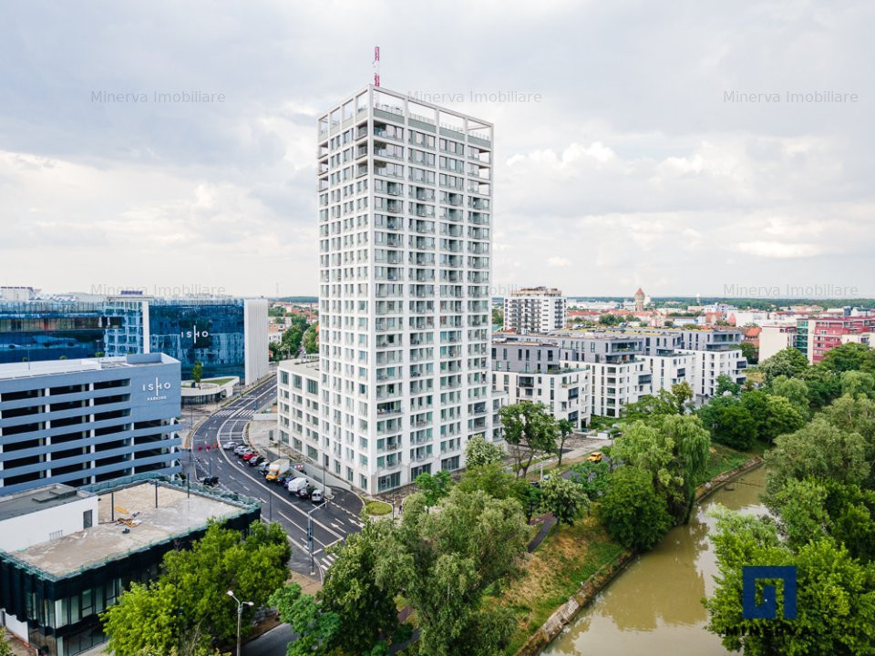 ISHO - Închiriere apartament nou 2 camere vedere spre Bega – Comision 0