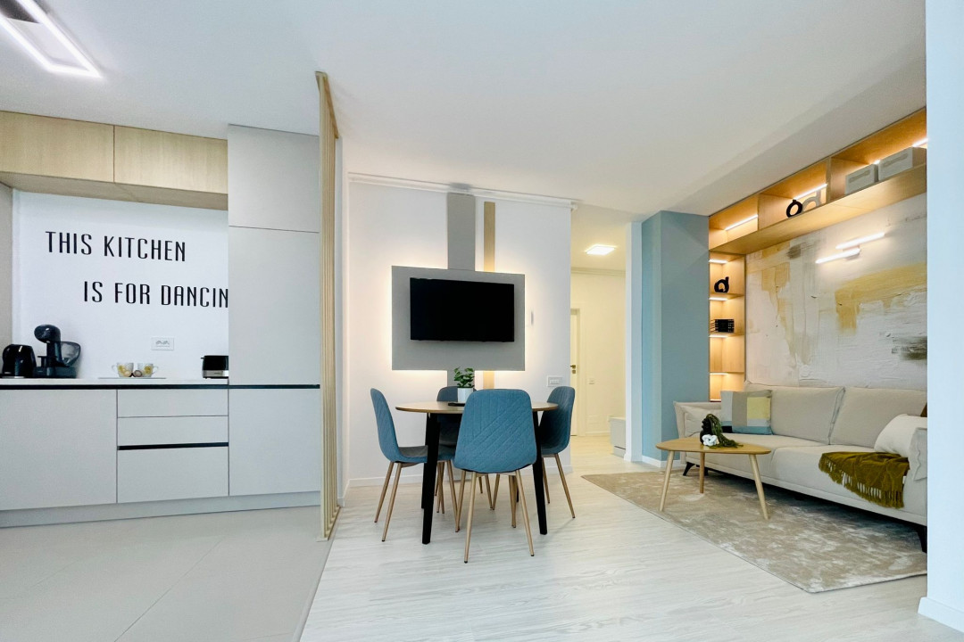 Apartament superb, mobilat modern, loc parcare subteran - COMISION 0% 