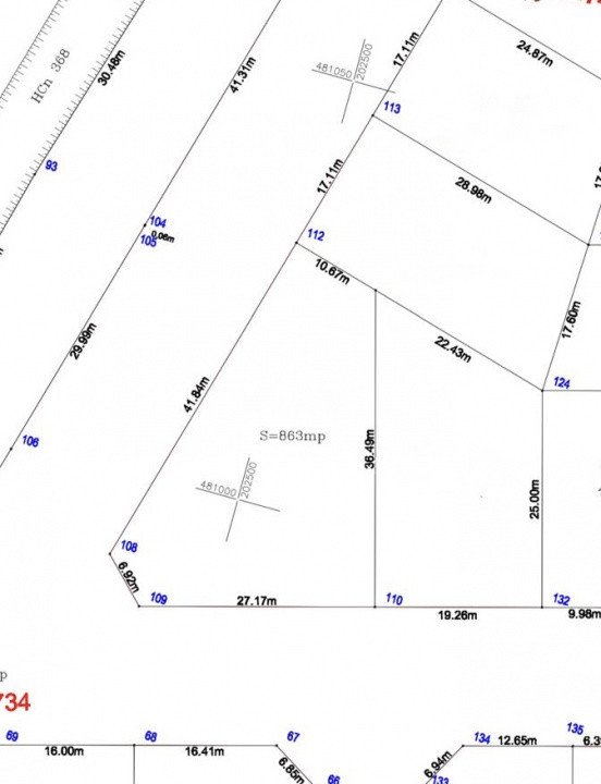 TEREN 863 mp, cu 2 fronturi, la asfalt, Mehala-Timisoara, COMISION 0